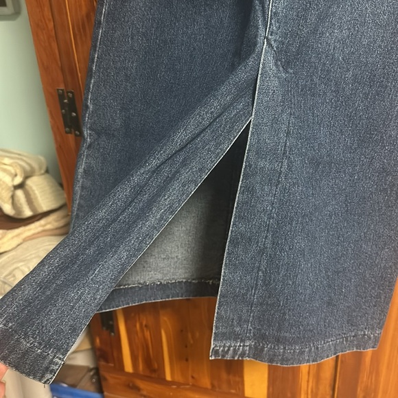 Lee Denim Pencil Midi Skirt - Picture 8 of 8